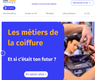 CFA Lanas nouveau site internet
