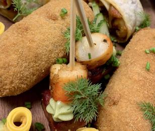 Buffet finger food